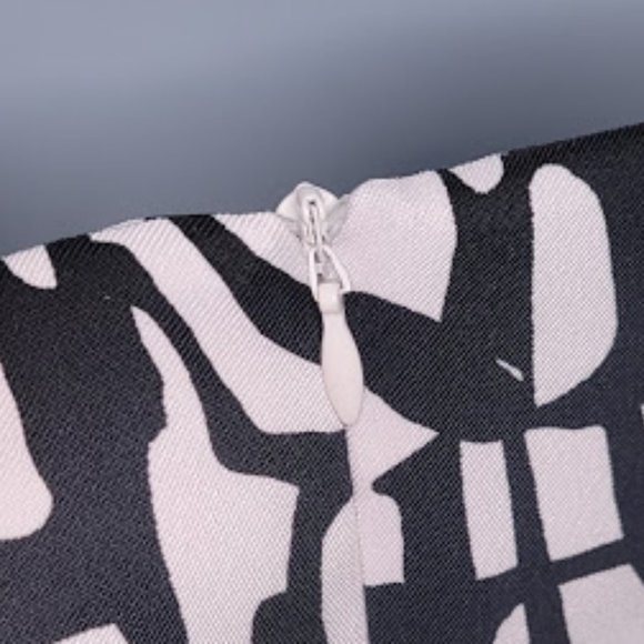 Alyx dress, cream with black pattern - Picture 4 of 7